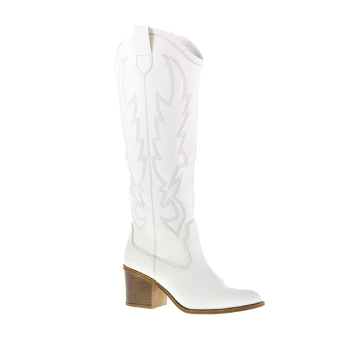 Upwind Cowgirl Boots 鈥?White