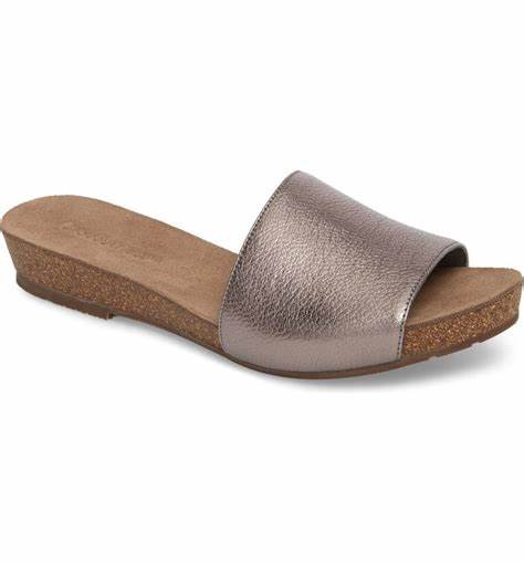 Viveca Low Platform Sandal 鈥?Gunmetal