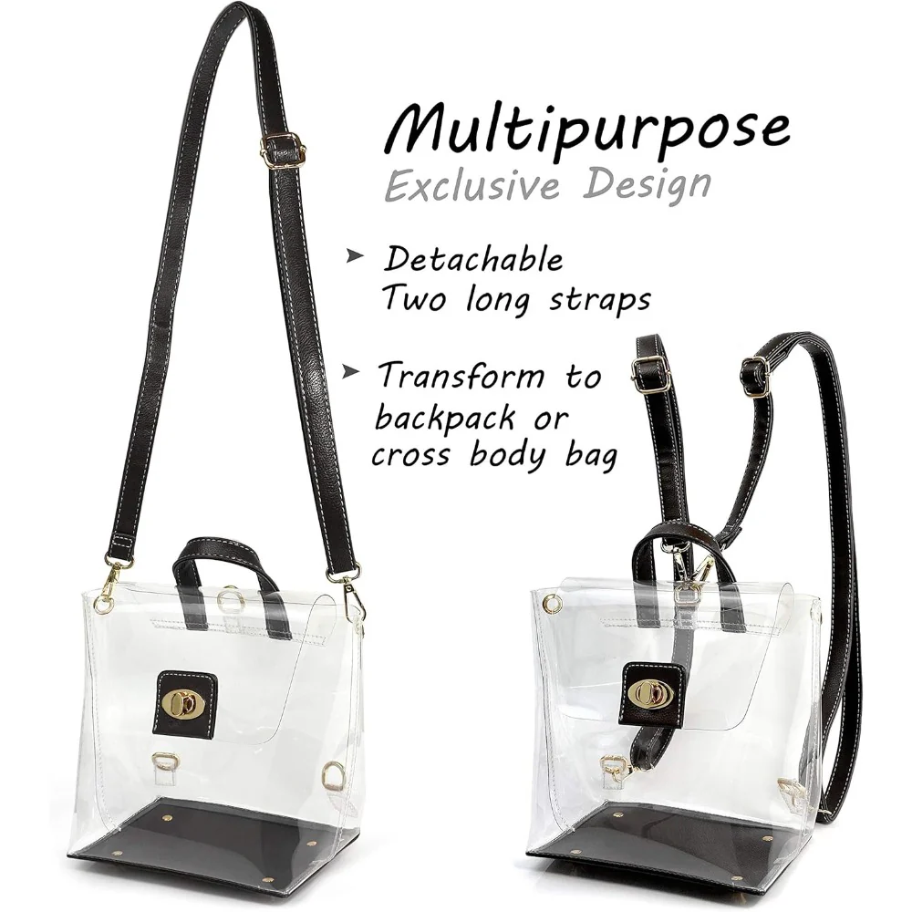 Multifunction Clear Backpack