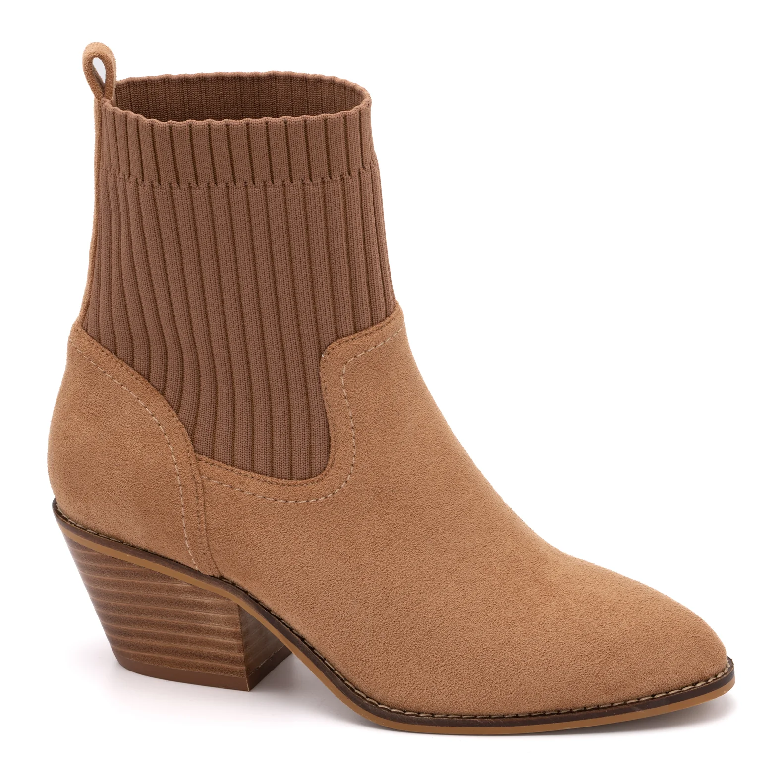 Crackling Boots 鈥?Camel Suede