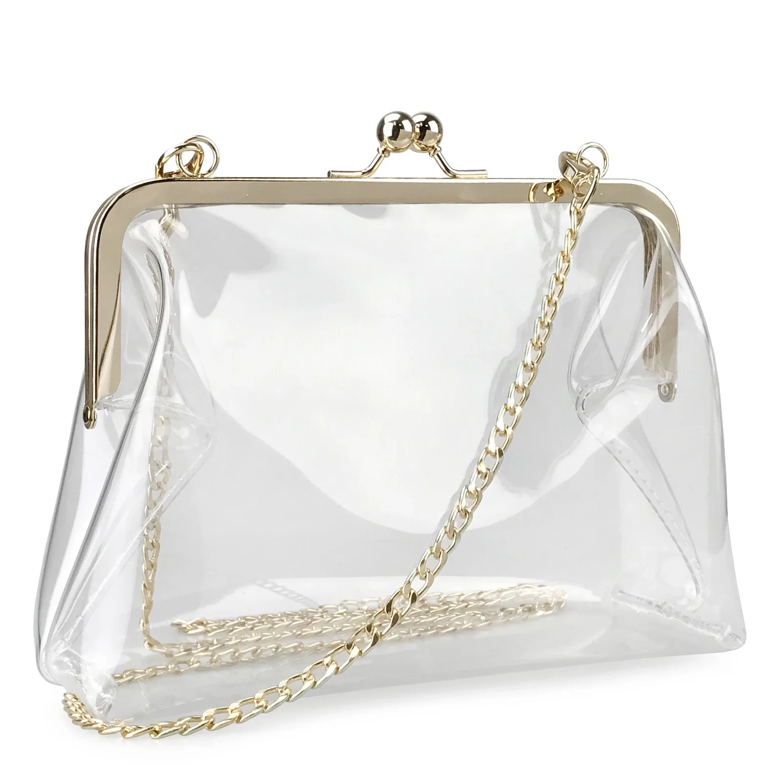 Kisslock Chain Crossbody
