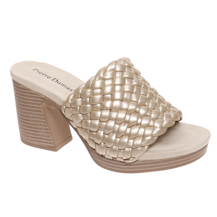 Morgen 6 Quilted Wedge 鈥?Gold